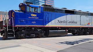 Amtrak/Piedmont #74 enters the Y track headed to it's Maintenance yard on March 11th 2021