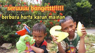 berburu harta karun mainan#bermain bersama anak#anak-anak senang#belajar berhitung#belajar warna