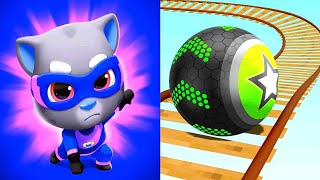 Going Balls Vs Talking Tom Hero Dash - Discover All the heroes - All Bosses New Big Update Games xqx