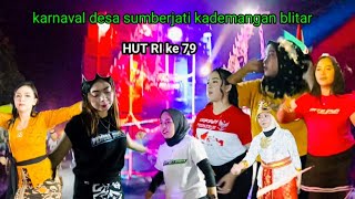 karnaval HUT RI ke 79 desa sumberjati kademangan blitar 2024