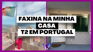 FAXINA NO APARTAMENTO T2 EM BELMONTE - PORTUGAL