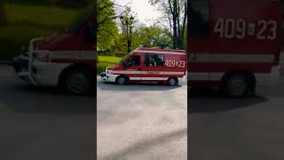 SLRt Fiat Ducato OSP Nowy Wiśnicz alarmowo do wypadku     #osp #straż #wypadek #alarmowo