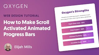 How To Make Scroll Activated Animated Progress Bars In WordPress With Oxygen