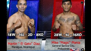 🇦🇷Martin Diaz vs 🇵🇭Mike Plania fight❗04/27/24❗10 seconds in first round!