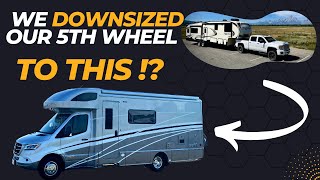 We DOWNSIZED from our fifth wheel to a TINY motorhome! 2022 Winnebago View 24D