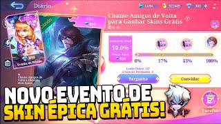 𝗣𝗘𝗚𝗨𝗘 𝗨𝗠𝗔 𝗦𝗞𝗜𝗡 𝗘́𝗣𝗜𝗖𝗔 𝗚𝗥𝗔́𝗧𝗜𝗦! NOVO EVENTO CHEGANDO! MOBILE LEGENDS