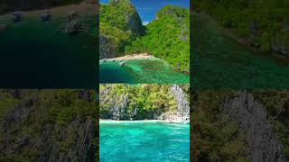 CUDUGNON CAVE 🇵🇭 WITH GORGEOUS BEACH 🤩🏝️ 🇵🇭 #palawan #elnido #philippinestravel