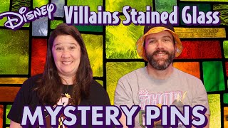 Unboxing Loungefly Disney Villains Stained Glass Blind Box Pins | Disney Mystery Pins