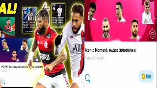 PES 2021- ICONIC MOMENT REAL MADRID + POTW DA CHAMPIONS + POTW DO BRASILEIRAO