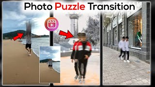 😍Capcut New Video Editing | How to Make Photo Puzzle Transition Video On Instagram Reels