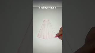 skirt drawing || how to skirt drawing || easy skirt drawing