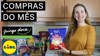 Compras de Supermercado do Mês de Abril - Pingo Doce + Lidl