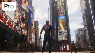 Spider Man 2 - PS5 PRO Free Roam Gameplay (Ray Tracing)