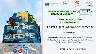 Europa sul sofà- Il Green Deal ed i cambiamenti climatici