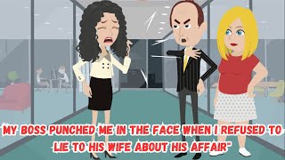 【OSA】My Boss Punched Me In The Face When I Refused to Lie to His Wife About His Affair"