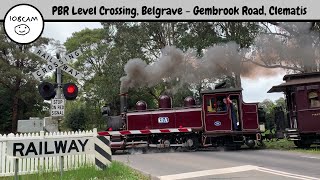 Puffing Billy Level Crossing, Belgrave Gembrook Road, Clematis