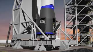 Blue origin | New Glenn Launching Animation |