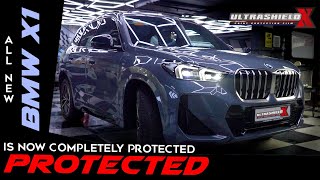 BMW X1 getting full body paint protection film 2023 | UltrashieldX PPF installation