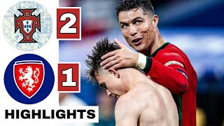 🔴Portugal vs Czechia (2-1) HIGHLIGHTS: Provod, Hranáč & Conceição GOALS| EURO 2024