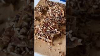 Pecan toffee. Full recipe fond in the description