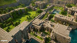 AI Generated Minecraft World 4K HD