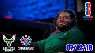 NBA 2K League Full Highlights | Bucks Gaming vs 76ers GC | 12 July, 2018 | "The Ticket"