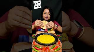 Eating Khichdi & Papad within 60 seconds #shorts #ppeats #khichdi #asmr