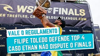 COM DÚVIDA SOBRE ETHAN EWING, FILIPE DIZ NÃO SER JUSTO CEDER A VAGA AO 6º COLOCADO GABRIEL MEDINA