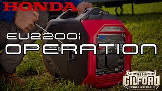 How to Operate your Honda EU3200i Portable Generator | Gilford Hardware