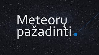 Meteorų pažadinti. Andriaus Sniadeckio skaitymai 2022 metais