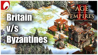 Britons vs Byzantine Empire | Age of Empires 2 Definitive Edition gameplay