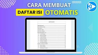 Solusi membuat daftar isi otomatis di word