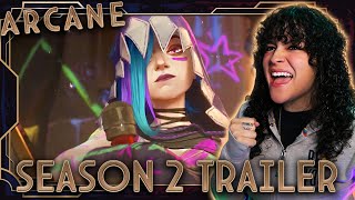 I'M SCARED! *• LESBIAN REACTS – ARCANE – SEASON 2 TRAILER •*