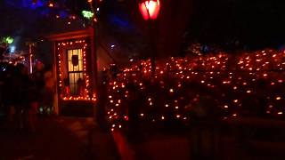 (2017) Scare Zone Trick 'r Treat Halloween Horror Nights 27 at Night HHN27 Orlando