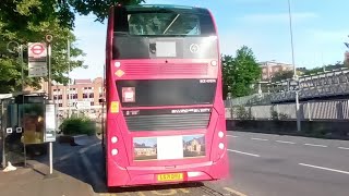 Journey on London United Bus Route 281. Surbiton - Kingston (BCE47074)(LG71DYU)