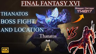 Final Fantasy 16 - Thanatos Location & Fight ( No Damage )