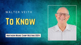 To Know | Walter Veith