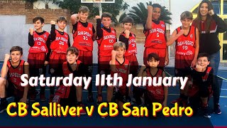 CB Salliver v CB San Pedro (Mini 09) - Saturday 11th January 2020