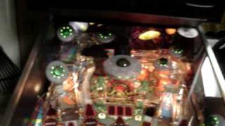 Attack from Mars pinball - Bill Ung green LED mod