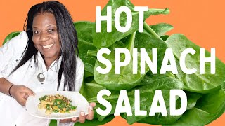 Easy and Delicious Hot Spinach Salad You Can Make In Just A Few Minutes