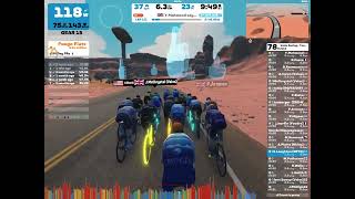 Zwift Velos racing Tour of Giants stage 1 cat c