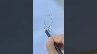 Cute drawings 🐇// Easy drawing #shorts #art #drawing #viral #sketch