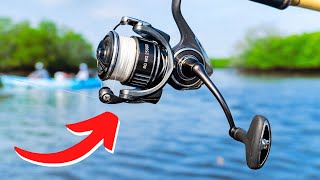 Fishing My NEW Daiwa BG MQ Reel For the First Time