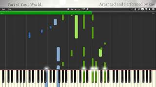 Part of Your World Piano Tutorial Coverd by kno