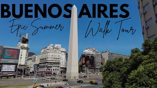 BUENOS AIRES Epic Summer Walk Tour - #BAWalkSeries