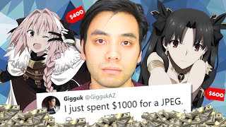 I Spent $1000 Buying Waifus in Gacha Games