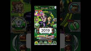 Evolution Of My Dokkan Account |2022-2017| (Dokkan Battle) #shorts