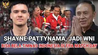 TIMNAS HARI INI ll shayne Pattynama jadi WNI, bisa bela timnas Indonesia di FIFA match day