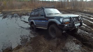 Танковая дорога! Land Cruiser 80, Буханка, Патриот, Delica, Disco 2 и др. #бездорожье #4х4 #жесть