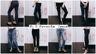 最常穿的8条牛仔裤 | My Jeans Collection  | Mother, AG, Rag & Bone, Topshop, etc.